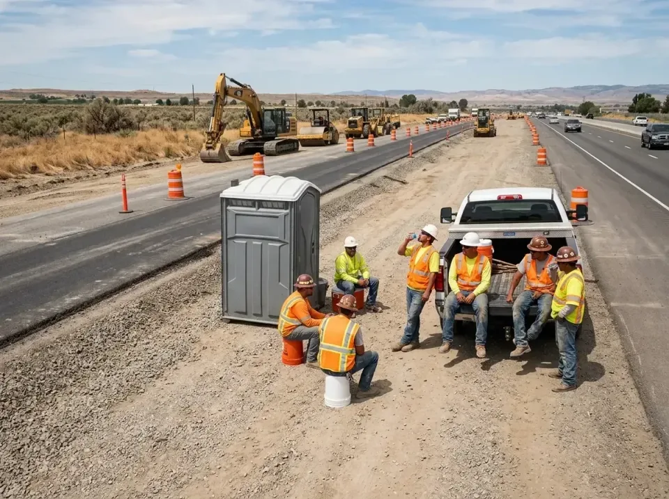 highway-road-construction-crew-007 — frequently asked questions, Porta Potty and Restroom Rentals in Sapulpa, OK